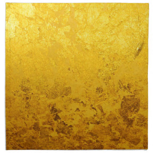 PURE GOLD pattern / gold leaf Cloth Napkin