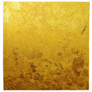 PURE GOLD pattern / gold leaf Cloth Napkin