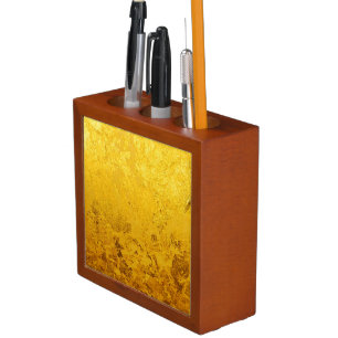 PURE GOLD pattern / gold leaf Desk Organizer