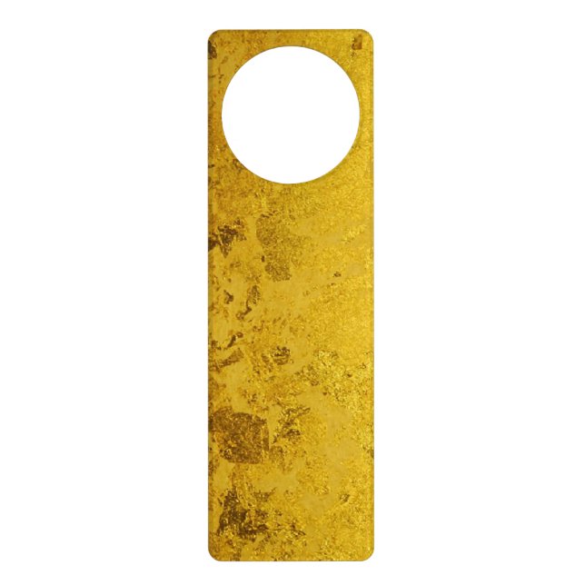 PURE GOLD pattern / gold leaf Door Hanger (Front)