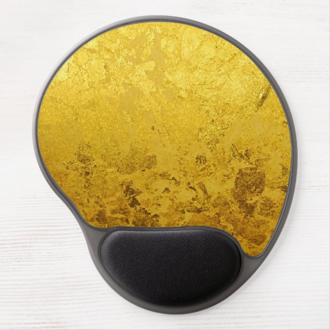 PURE GOLD pattern / gold leaf Gel Mouse Pad (Front)