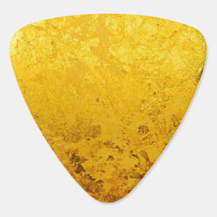 PURE GOLD pattern / gold leaf Guitar Pick