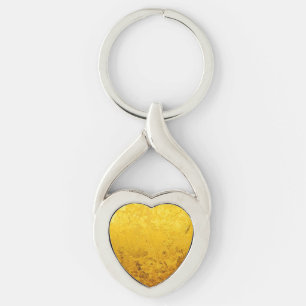 PURE GOLD pattern / gold leaf Keychain