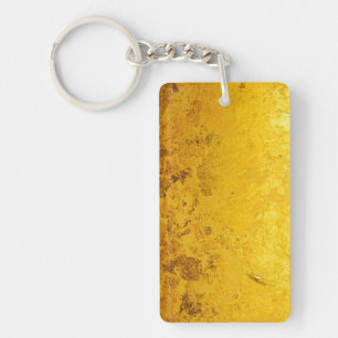 PURE GOLD pattern / gold leaf Keychain