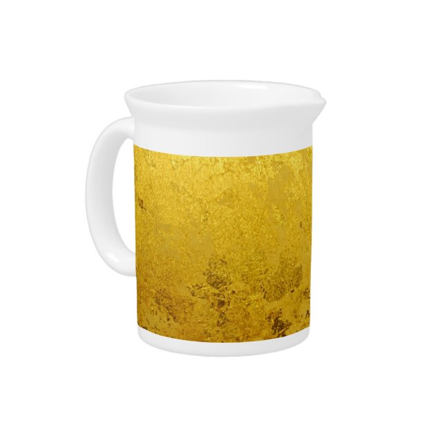 PURE GOLD pattern / gold leaf Pitcher (Left)