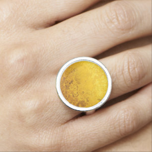 PURE GOLD pattern / gold leaf Ring