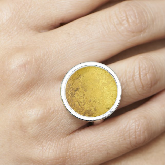 PURE GOLD pattern / gold leaf Ring (In Situ)