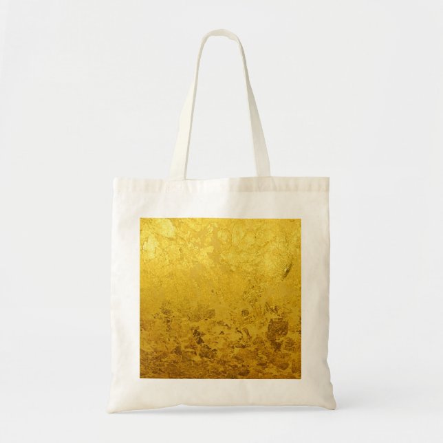 PURE GOLD pattern / gold leaf Tote Bag (Front)