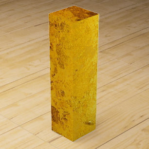 PURE GOLD pattern / gold leaf Wine Box