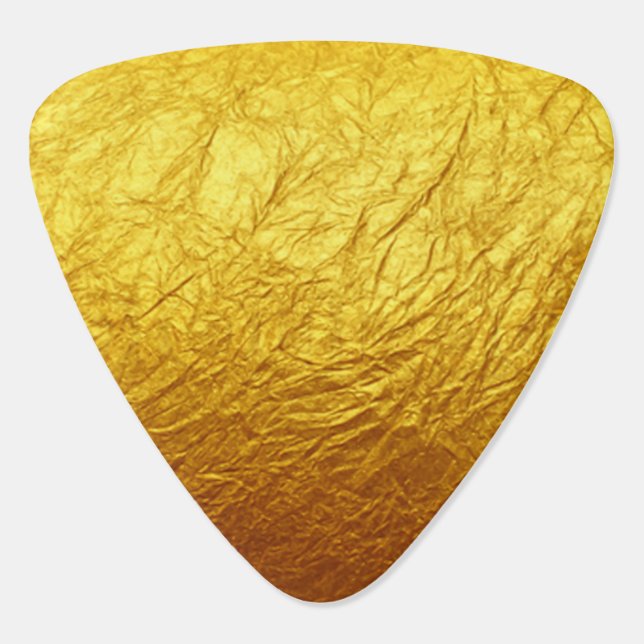 PURE GOLD pattern / gold paper Guitar Pick (Back)