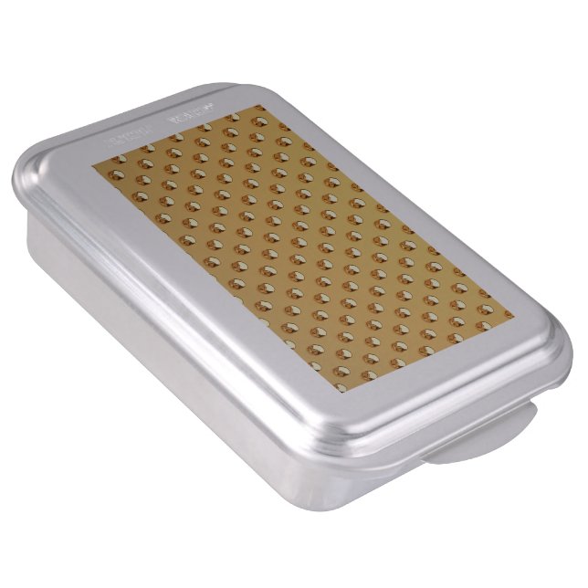 PURE GOLD pattern / golden pearls Cake Pan (Side)