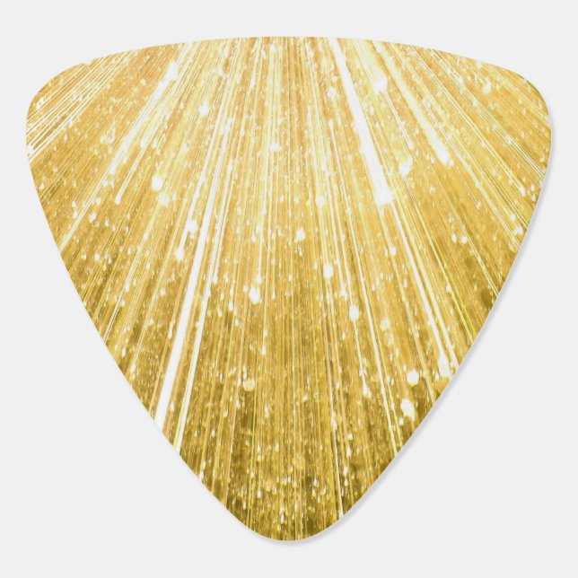 PURE GOLD pattern / golden shower Guitar Pick (Back)