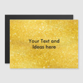 PURE GOLD Sparkles Pattern + your text / ideas (Front/Back)