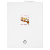 PURE GOLD Splatter Pattern + your text Cards (Back)
