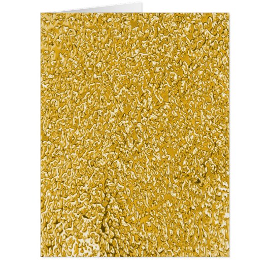 PURE GOLD Splatter Pattern + your text Cards (Front)
