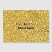 PURE GOLD Splatter Pattern + your text / ideas (Front)