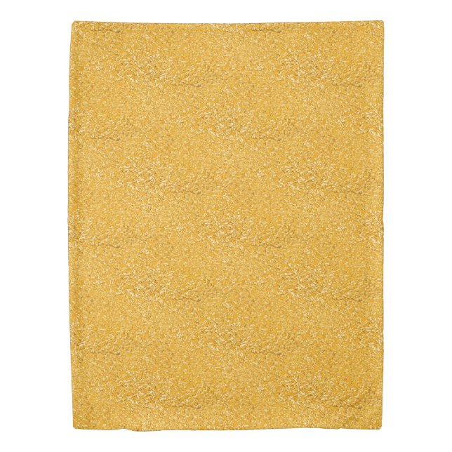 PURE GOLD Splatter Pattern + your text / ideas Duvet Cover (Front)