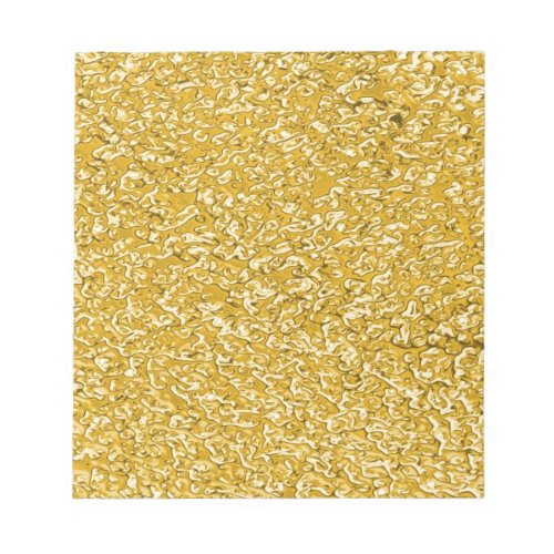 PURE GOLD Splatter Pattern  your text Notepad