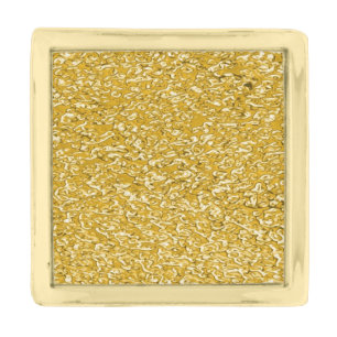 PURE GOLD Splatter Pattern + your text / photo Finish Lapel Pin