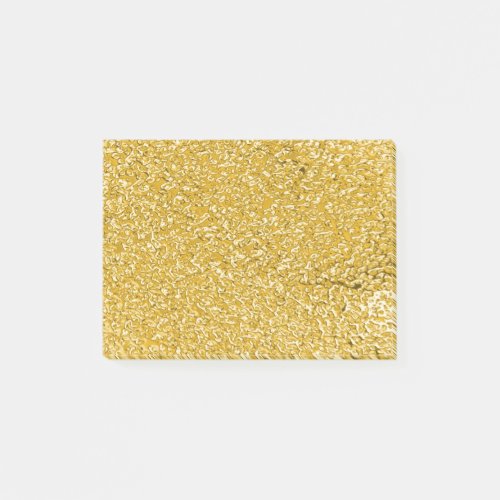 PURE GOLD Splatter Pattern  your text  photo Post_it Notes