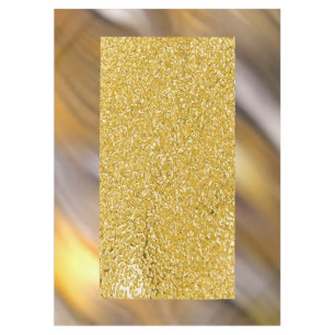 PURE GOLD Splatter Pattern + your text / photo Tablecloth
