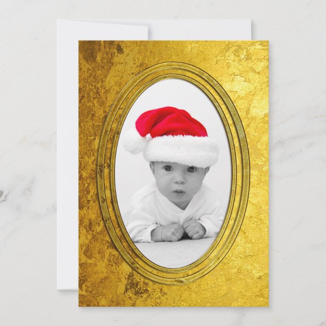 Pure Golden Photo Frame II + your photo & text (Front)