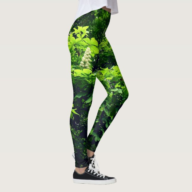 pure green tree leggings (Right)