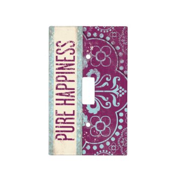 Pure Happiness Light Switch Cover by ElizaBGraphics at Zazzle