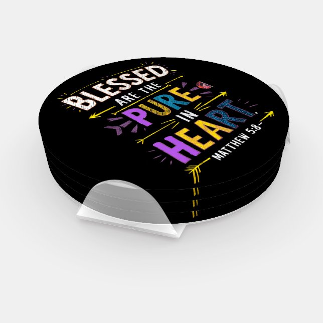 Pure Heart Blessings Coaster Set (Set)