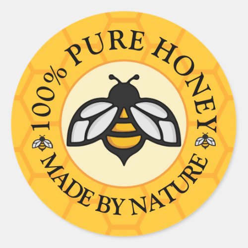 Pure Honey  Classic Round Sticker