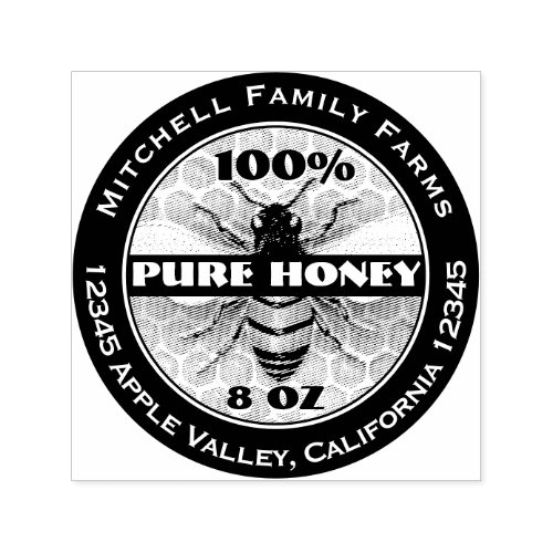 Pure Honey  Self_inking Stamp