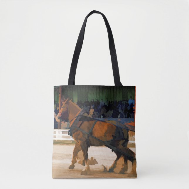 Pure Horsepower - Horse Pulling Event Tote Bag (Front)