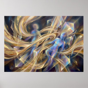Pure Intent Golden Energy Wall Art