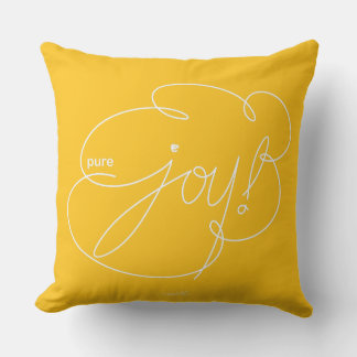 pure JOY - Bold CloudS - W Throw Pillow