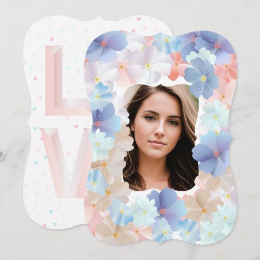 Pure love as a Flower (Front/Back)