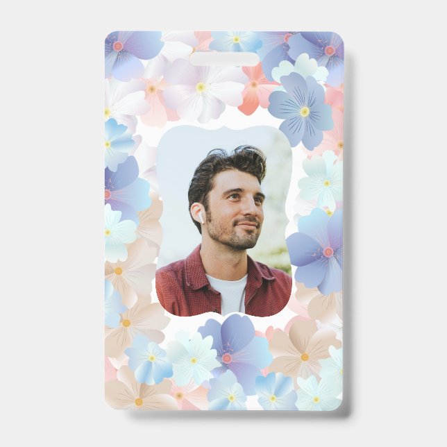 Pure love as a Flower Badge (Front)