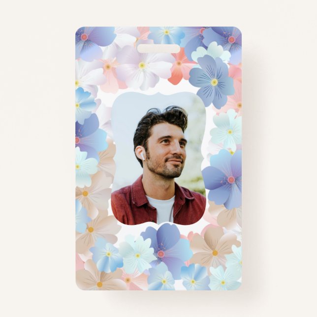 Pure love as a Flower Badge (Front)