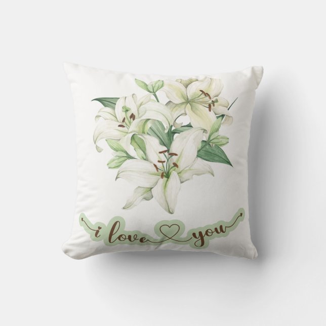 Pure Love Lily Pillow (Front)