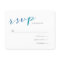 Pure Love Watercolor Wedding RSVP / Ocean Blue