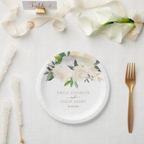 Pure Love Wedding or Bridal Shower Plates