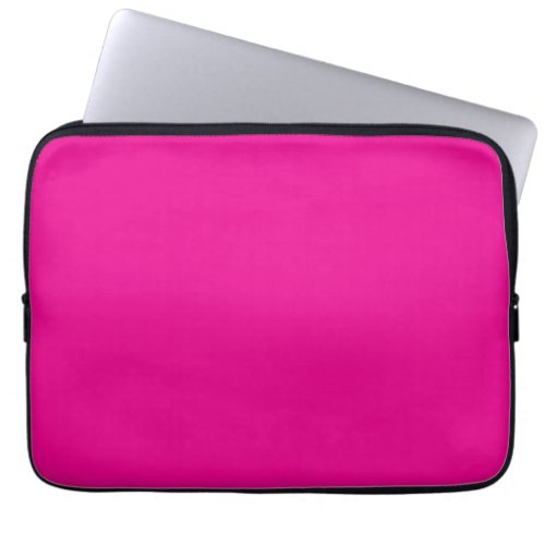 Pure Magenta Pink Solid Laptop Sleeve