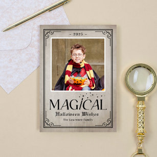 Pure Magic Fun Halloween Photo Card