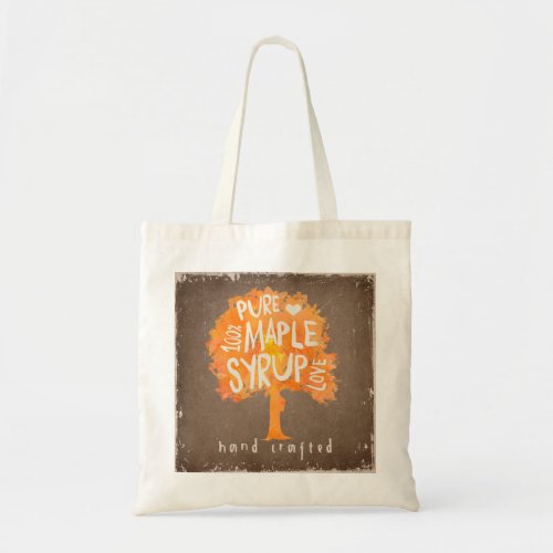 Pure Maple Tree Syrup Budget Tote