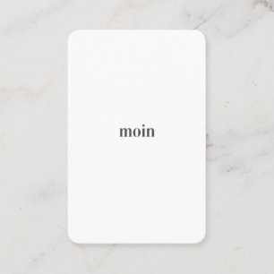 Pure Moin/Hello Business Card
