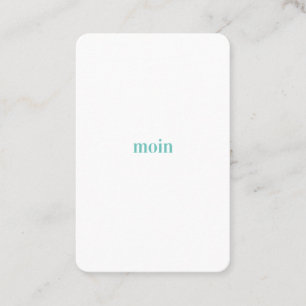 Pure Moin/Hello Business Card