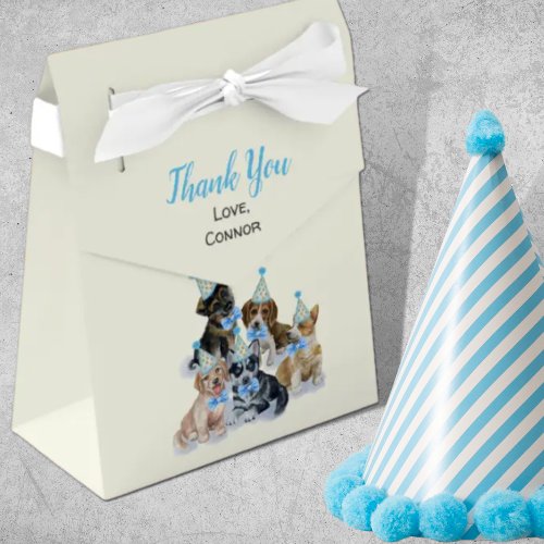 Pure Puppy  Dogs Theme Birthday Party Thank You Favor Boxes