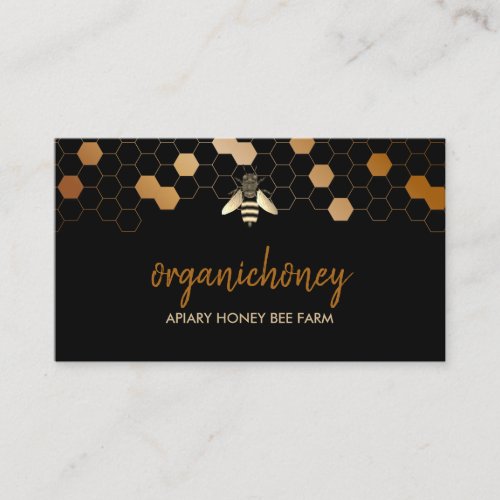 Pure Raw Honey Bee Apiarist Business Card