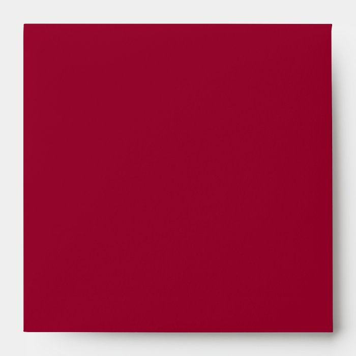 Pure Red Linen Envelopes