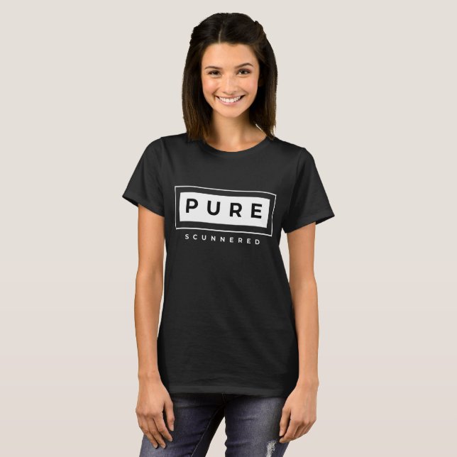 Pure Scunnered T-Shirt: Scottish Humor T-Shirt (Front Full)
