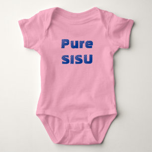 Pure SISU Finnish Baby One-Piece (Pink) Bodysuit